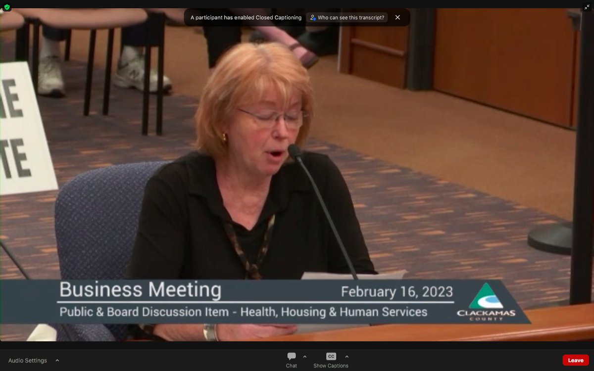 WizKaliko's tweet image. Now, two women who clearly don&apos;t understand the plan for @clackamascounty&apos;s #ProjectTurnkey site try to trade and stack testimony minutes as they talk about the worse tropes about homeless folks as addicts.