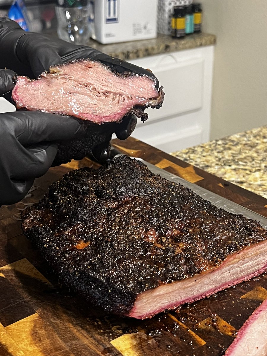 Used some <a href="/HeimBBQ/">Heim Barbecue</a>  brisket season on a hot and fast smoke today. Wife and kid approved!