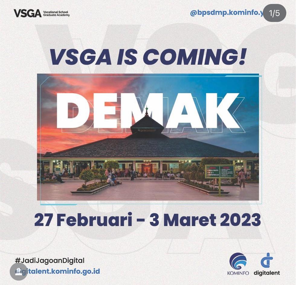kominfo_demak's tweet photo. Hoi warga Demak dan sekitarnya, VSGA segera hadirr pastikan kamu jadi bagian.
Yuk daftar VSGA dengan memahami syarat-syaratnya,
#pelatihan #sertifikasi #kompetensidigital
#dtskominfo #vsgakominfo
#pelatihandigital #pelatihangratis #sertifikasigratis
@bkppdemak https://t.co/r5OF4Z17P0