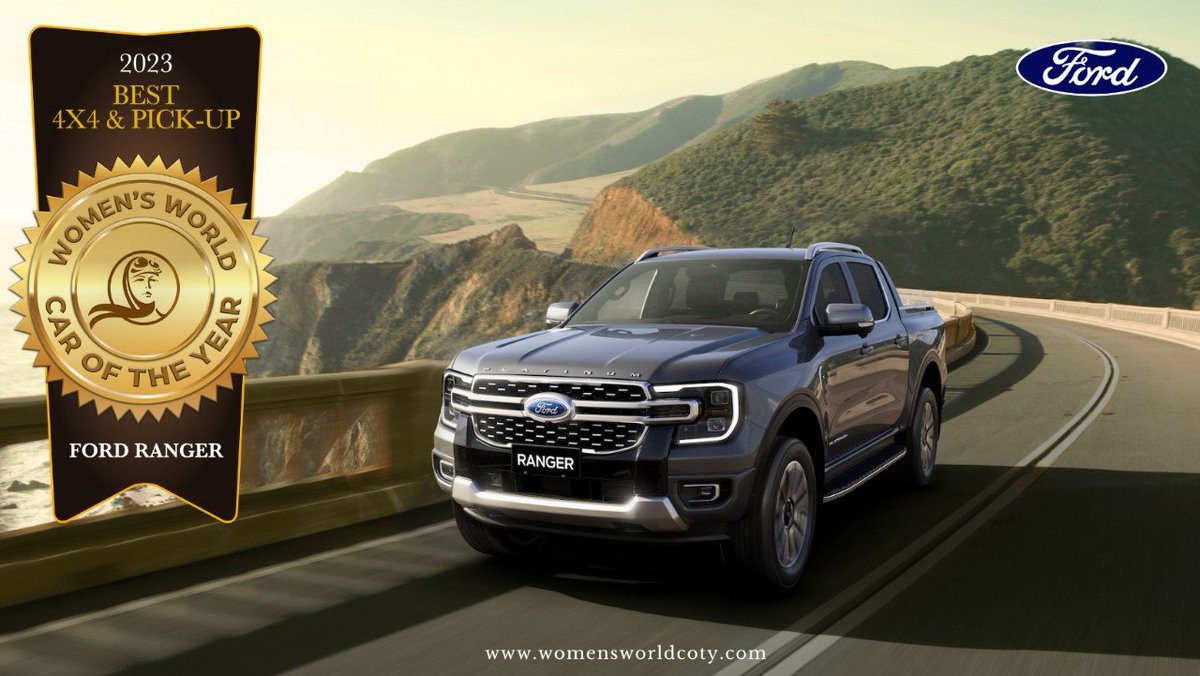 👉 #FordPro

🏆 #FordRanger najlepszym samochodem według kobiet! Bestsellerowy pick-up z nagrodą WWCOTY❗️

▪️ Najlepiej sprzedający się pickup Europy otrzymał właśnie tytuł Kobiecego Światowego Samochodu Roku 2023
▪️ Nagroda została przyznana w kategorii „Best 4×4 & pickup”