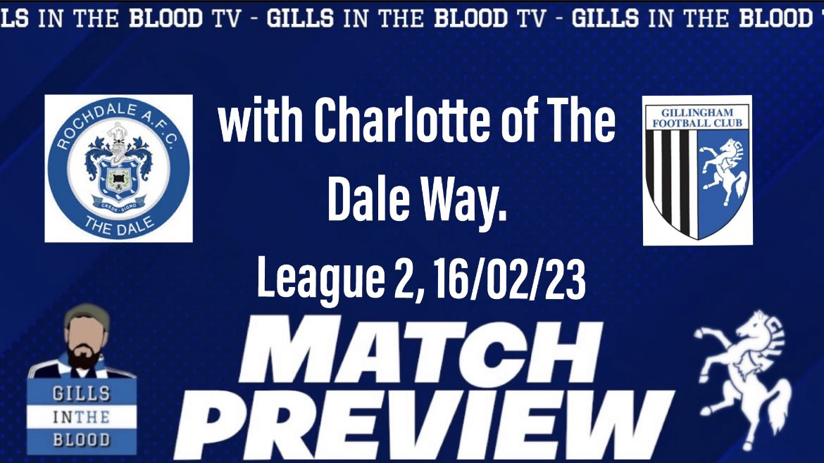 🎥 Enjoyed a brilliant chat with <a href="/CharxRafc/">ℂ𝕙𝕒𝕣 💙⚽️</a> for this weeks Match Preview show…

<a href="/HerGameToo/">Her Game Too</a> ✅
Ownership problems ✅
Too late for Dale?
<a href="/dannylloyd1/">Danny Lloyd</a> ✅
Recent form ✅
Score predictions ✅

🔃 Please RT &amp; subscribe 🛎️

#RAFC 🔵⚫️

#Gills #GFC 💙

youtu.be/1QjBWjmIW0s