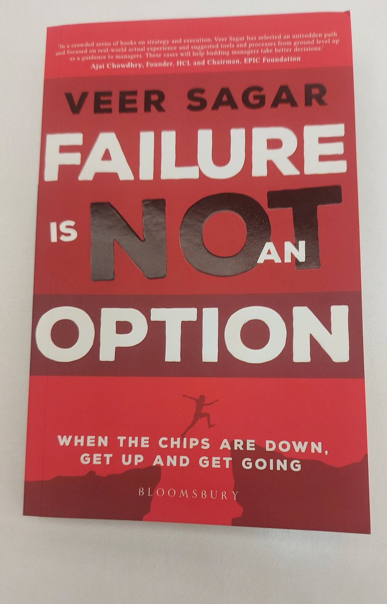 krishnDG's tweet image. &apos;...a pep talk from your smartest friend...&apos;
Already a bestseller
 #FailureIsNotanOption  @veersagar @BloomsburyIndia