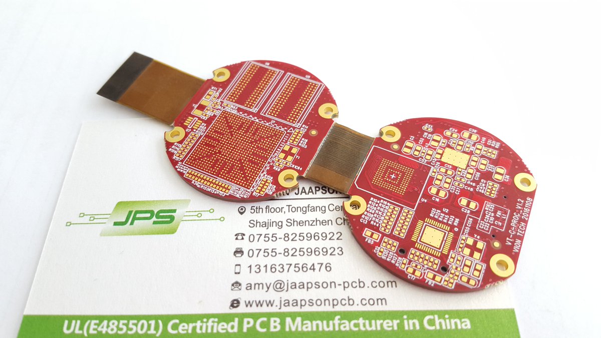 HeatherGong1's tweet photo. 6 layer rigid-flex PCB with BGA, via-in-pad, impedance control, edge connector and stiffener.
#PCB #PCBdesign #PCBlayout #PCBassembly #PCBA #hdiPCB #multilayerPCB #blindviaPCB #RigidFlexPCB #Jaapson #iot #fpga #robotics #AI #embedded #hardware 
Email: heather@jaapson-PCB.com https://t.co/bf824mgebf