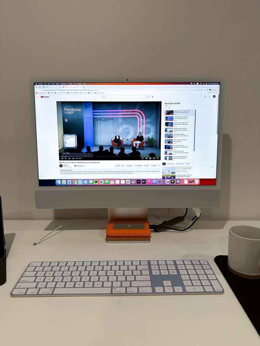 iamrocketmen's tweet image. Friday night, this is how I start my Weekend. Recapping $PLTR #FoundryCon😁