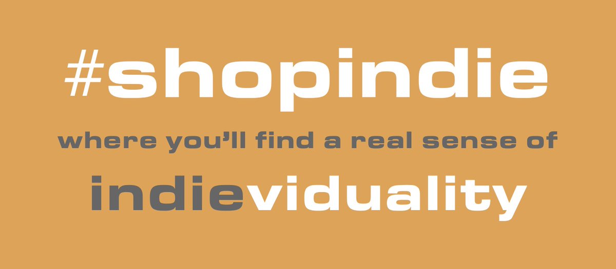 Discover a sense of #shopindie indie-viduality with @book_bungalow @PincushionThe @iseecollections @CreationsLara @SewStitched @amanteboutique @SDCards7 @GrannyFireside @AnnaBilykArtist @ukindieday @CraftBizParty @samm_designs @woodenyoulove @goodvibegiftsuk @OiShinyThings