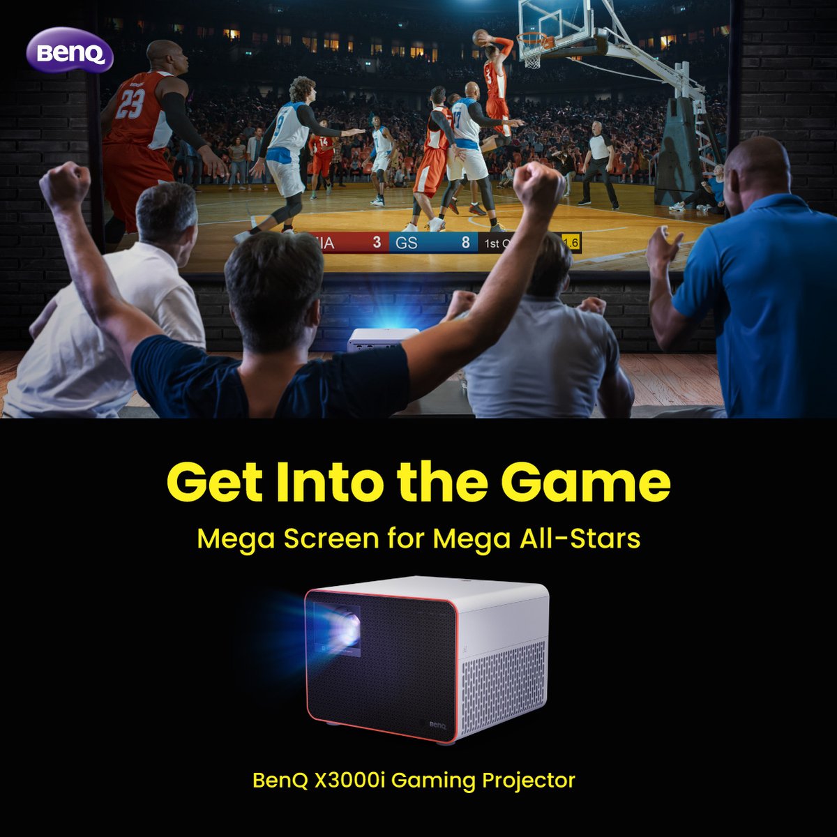 All roads lead to All-Star this weekend! 🏀 

Get into the game and catch mega-stars on the mega screen with BenQ X3000i 4K Gaming Projector 🔥

Score the award-winning BenQ X3000i here 👇
benqurl.biz/3lmrIui

#BenQ #X3000i #GameOnBenQProjector