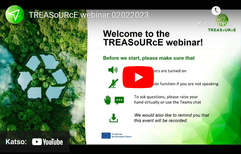 TREASoURcE_eu's tweet photo. Did you miss our webinar on challenges of circular economy transition? 

Good news, you can now find all the materials, including presentations and a recording of the event, on our website!

👉 https://t.co/6pekx3gk1v https://t.co/60ANeTQapC