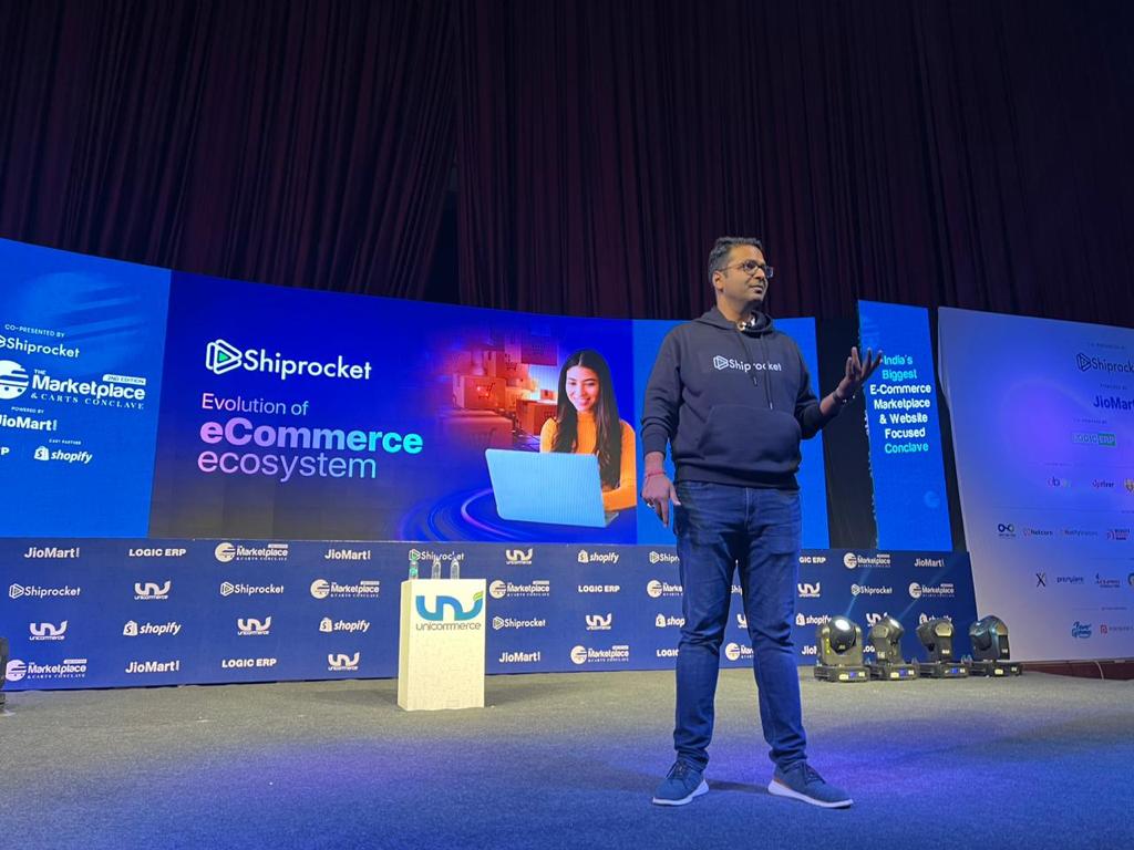 Unicommerce_'s tweet image. Saahil Goel, CEO and Co-founder at @ShiprocketIndia  masterclass on the topic of &quot;Evolution of E-commerce Ecosystem&quot; at India&apos;s Biggest Marketplace and Carts Conclave.
Catch us live streaming on Twitter
Twitter: lnkd.in/d35-pYDJ
#MPCConclave2023 #masterclass