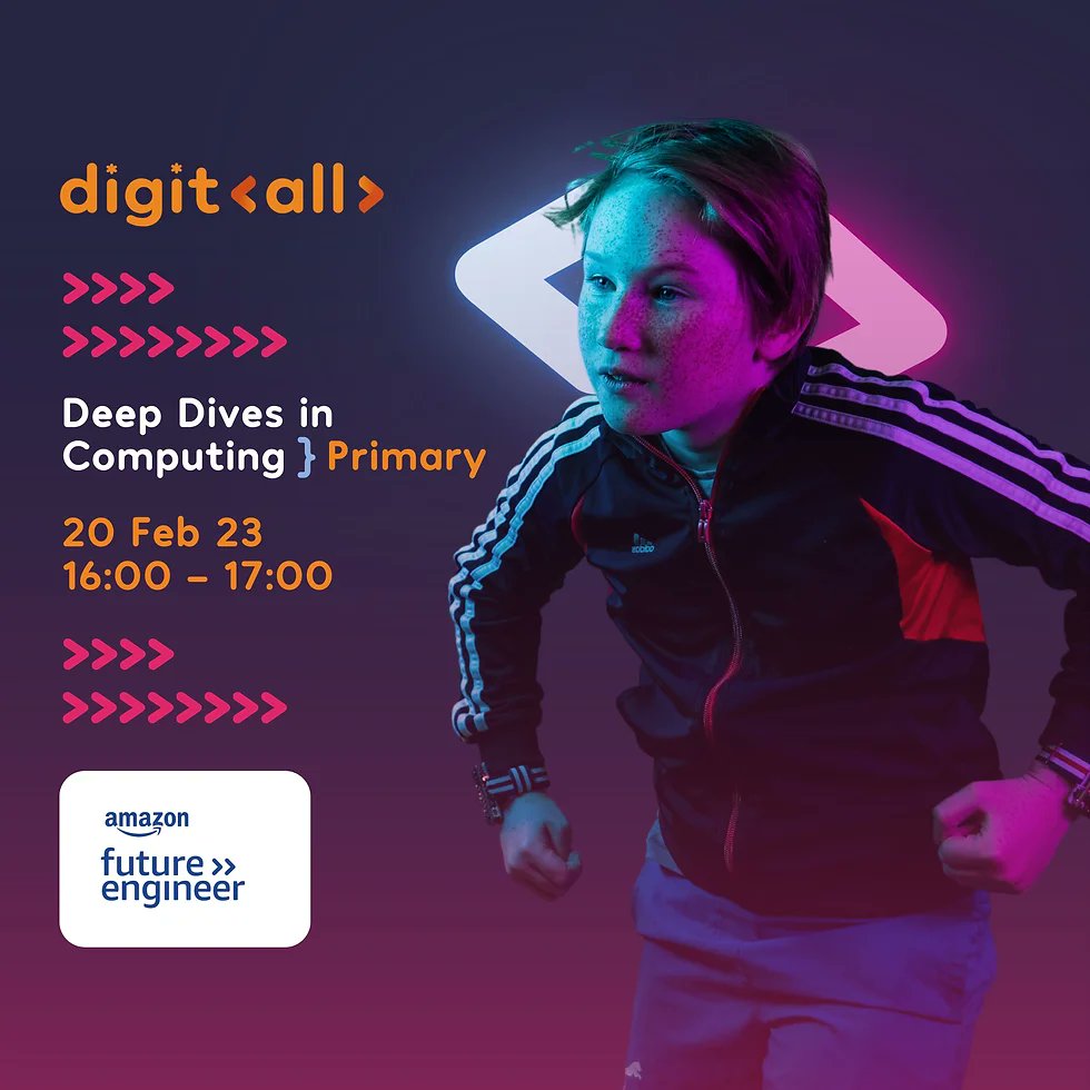 Join Matt Hewlett on the 20th of February as he leads a discussion on how to prepare for an Ofsted Deep Dive in primary computing.

Book your space here: bit.ly/deep-dives-in-…

#digitall #digitallcharity #womenincomputing #teachersoftwitter #teachertips #teachcoding