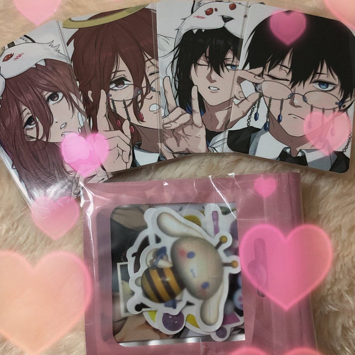 rroseangelica's tweet photo. @FAiRYPOWi hi! they came home today haha nagulat ako andito na ૮꒰ྀི >⸝⸝⸝<꒱ྀིაׅ tha nk u po for the smooth and fast transaction! It was packed well and pretty in good condition~ also, for stickers freebie tysm i love them its cute ♡

ʚ♡⃛ɞ #from_starr https://t.co/CWHFJo9dzI