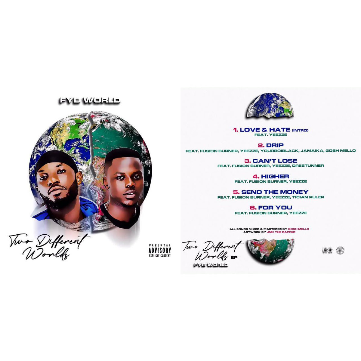 kwesi_zitojnr's tweet photo. My guys @FusionBurner & @relyeezze #TwoDifferentWorlds EP is out now on all platforms kindly share, stream and continue sharing and streaming. Bless youโฅ๏ธ
links follow๐๐พ
https://t.co/Mr0j6qdxTQ https://t.co/1jRTMkU5rY