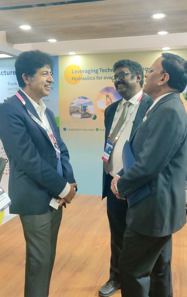 wiproinfra's tweet photo. Second day at the Fluid Power Expo 2023 and excited to host Wipro Infrastructure Engineering's CEO, Mr. @PratikKumar_1 at our booth #G10 Hall 3.
Join us for the Fluid Power conference where he will be giving a welcome &amp; theme address.

#hydraulics #fluidpower https://t.co/VYUzDIcmpQ