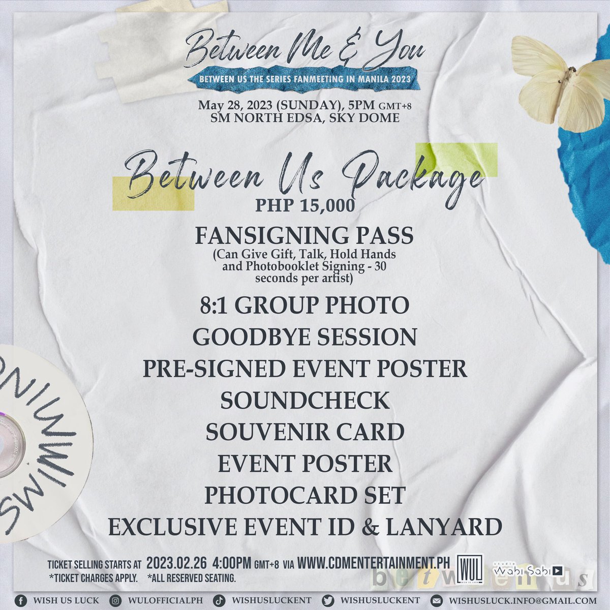 wishusluckent's tweet photo. [1/2] Be ready to get tied with a hemp rope, as you will feel different kinds of love this summer. Wish Us Luck and Studio Wabi Sabi proudly presents:

Between Me &amp; You: Between Us the Series Fanmeeting in Manila 2023 https://t.co/dGdOumBRQH