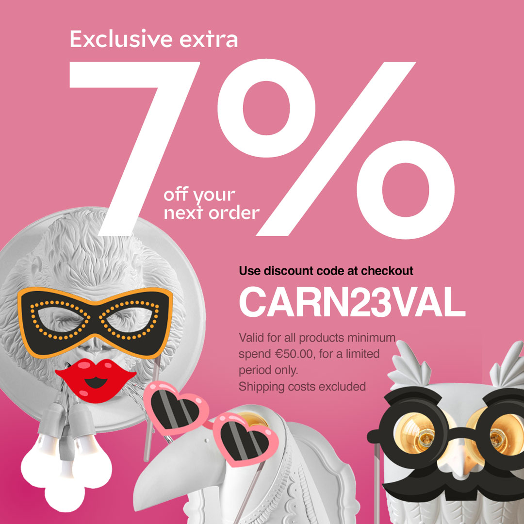 LampCommerce's tweet photo. It's carnival time! To celebrate enjoy an extra 7% off your next order, just use discount code CARN23VAL at checkout! #specialoffer #interiordesign #carnival #lightingdesign #designerlighting https://t.co/rP4veQddgz