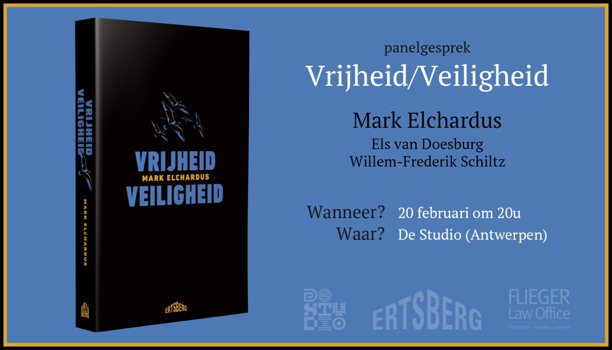 Karl_Drabbe's tweet photo. Vanaf vandaag (of morgen) ligt de nieuwe #Elchardus in de boekhandel.
Maandagavond kan u de lancering bijwonen in #DeStudio in #Antwerpen: een debat van Mark Elchardus met @elsvandoesburg en @wfschiltz olv @stavrosklprs. U komt toch ook?
ℹ️ https://t.co/vDIpqXqQ4X https://t.co/gt8BGIdcTf