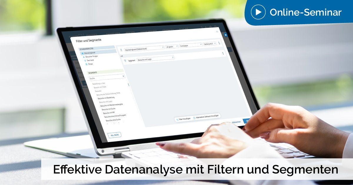 Du hast Dich schon immer gefragt, wie Du Filter und Segmente in econda Analytics korrekt verwendest? Unser Analyse-Experte Gregor zeigt alles rund um die Erstellung und Anwendung von Filtern und Segmenten für eine effektive Datenanalyse.

Hier anmelden 👉 bit.ly/3I7GWer