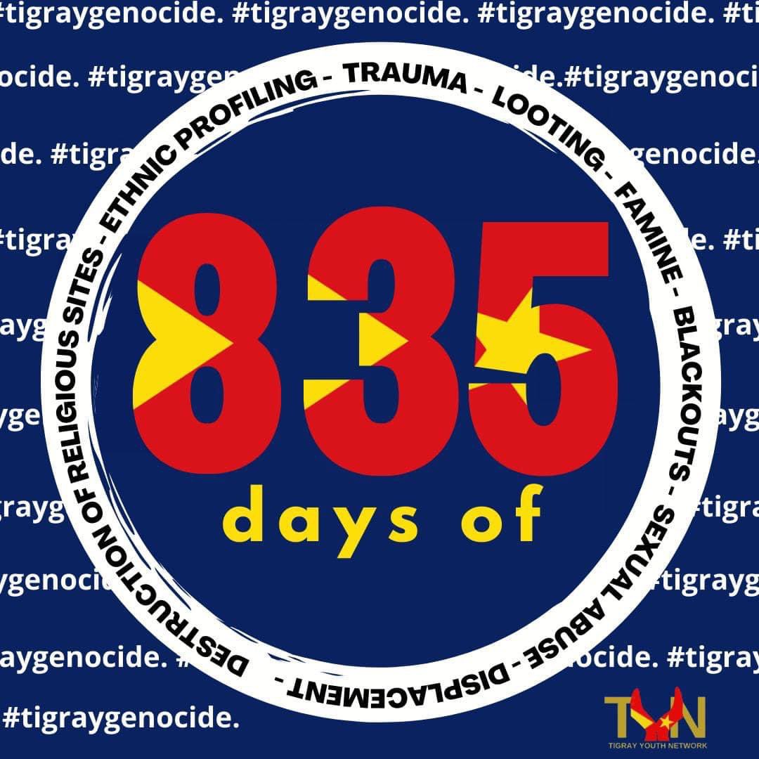 Brhanmebrhatu21's tweet photo. #835days of #TigrayGenocide over 600K have been killed by🇪🇷|n&
🇪🇹|n.Stop #TigrayGenocide
FYI,Eritrea is not part of Ethiopia so immplment #EritreaOutOfTigray
@_AfricanUnion @GOVUK @BradSherman @UN_Women @PowerUSAID @NATO @UNOCHA. @HouseFloor @UNGeneva @USAmbUN @eu_eeas
@Brha https://t.co/Jrx4AbCx0Z