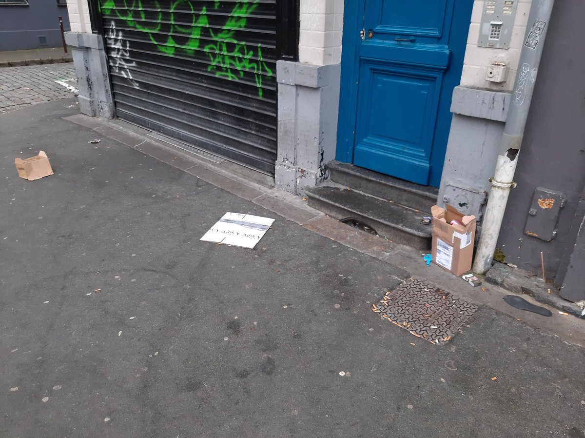 DechetsLille's tweet photo. Je voudrais bien qu'on m'explique quelle est la raison de cet étalage quotidien de #déchets quartier Massena ? Qui dégrade le cadre de vie des riverains et leurs efforts de tri ? Qui dégrade l'environnement ? Comment les sanctionner ? @MartineAubry @prefet59 @ArnaudTaisne https://t.co/iUphsMFw8D