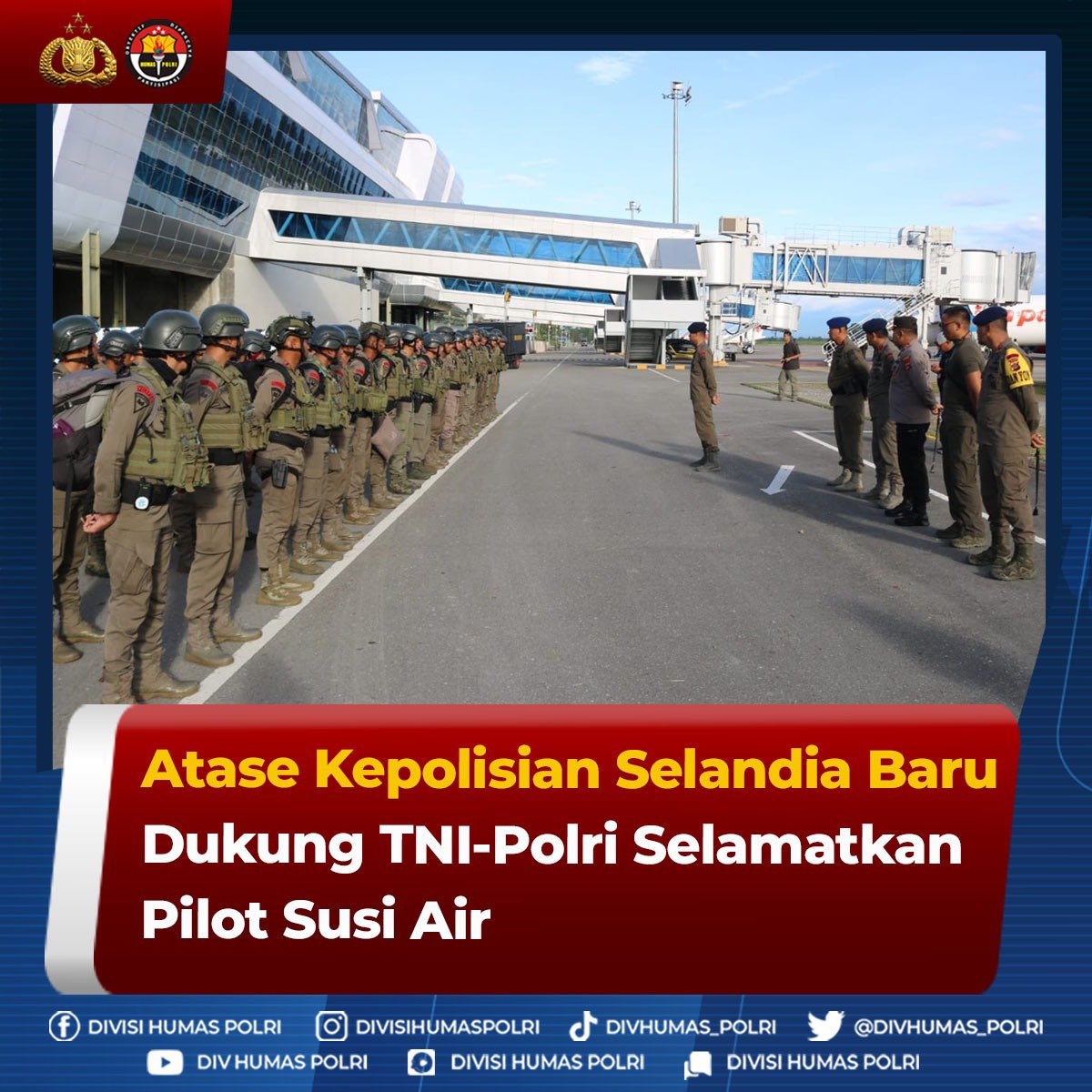 Atase Kepolisian Selandia Baru Dukung TNI-Polri Selamatkan Pilot Susi Air

Atase Kepolisian Selandia Baru untuk Indonesia, Paul Borrel mendukung penuh upaya TNI-Polri dalam penyelamatan pilot Susi Air, Philip Marc.