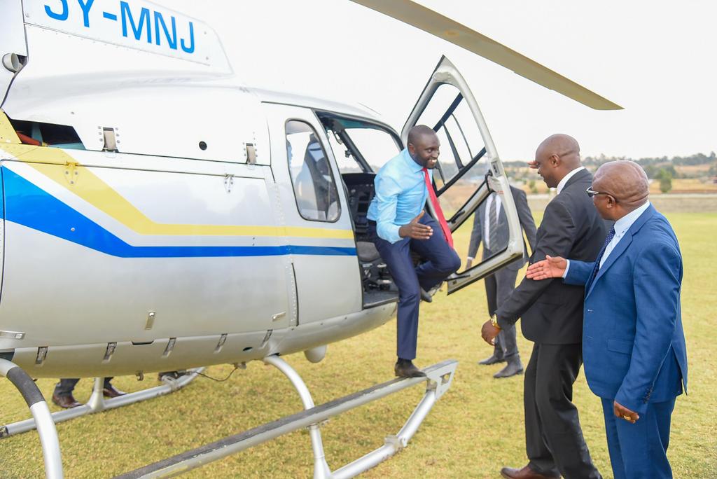 speaker018's tweet photo. One day, you'll be living the life you had once prayed for. Trust the Process. 

Thank you Hon. Senator @methumuhia for visiting @NyandaruaCA . Asante. https://t.co/MR0iAkmFyq