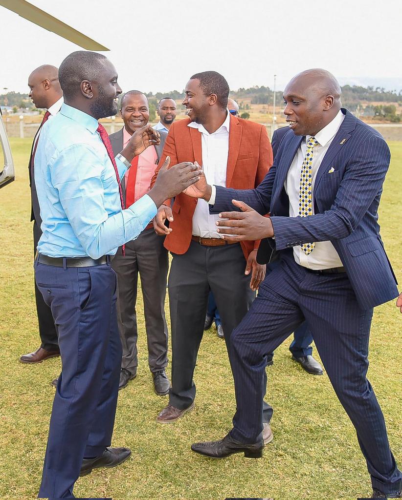 speaker018's tweet photo. One day, you'll be living the life you had once prayed for. Trust the Process. 

Thank you Hon. Senator @methumuhia for visiting @NyandaruaCA . Asante. https://t.co/MR0iAkmFyq