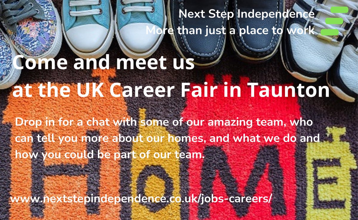 @NextStepIndepe1 will be #exhibiting at our upcoming #Taunton Careers Fair⚡️

📍 Somerset County Cricket Club 
🗓 Thursday 2nd March 2023

Looking for a #Career? Our events are FREE to attend - secure your ticket via ukcareersfair.com/event/taunton-… 🤩