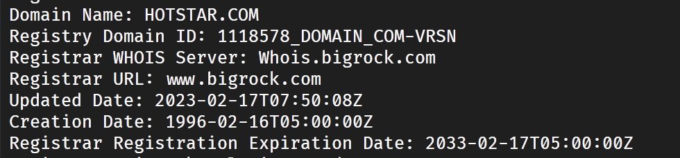 SathyaBhat's tweet photo. Looks like hotstar's domain expired - was pointing to a parked page and registration was still shown as expired. Now renewed to 10 years. https://t.co/zgx2IPAeif