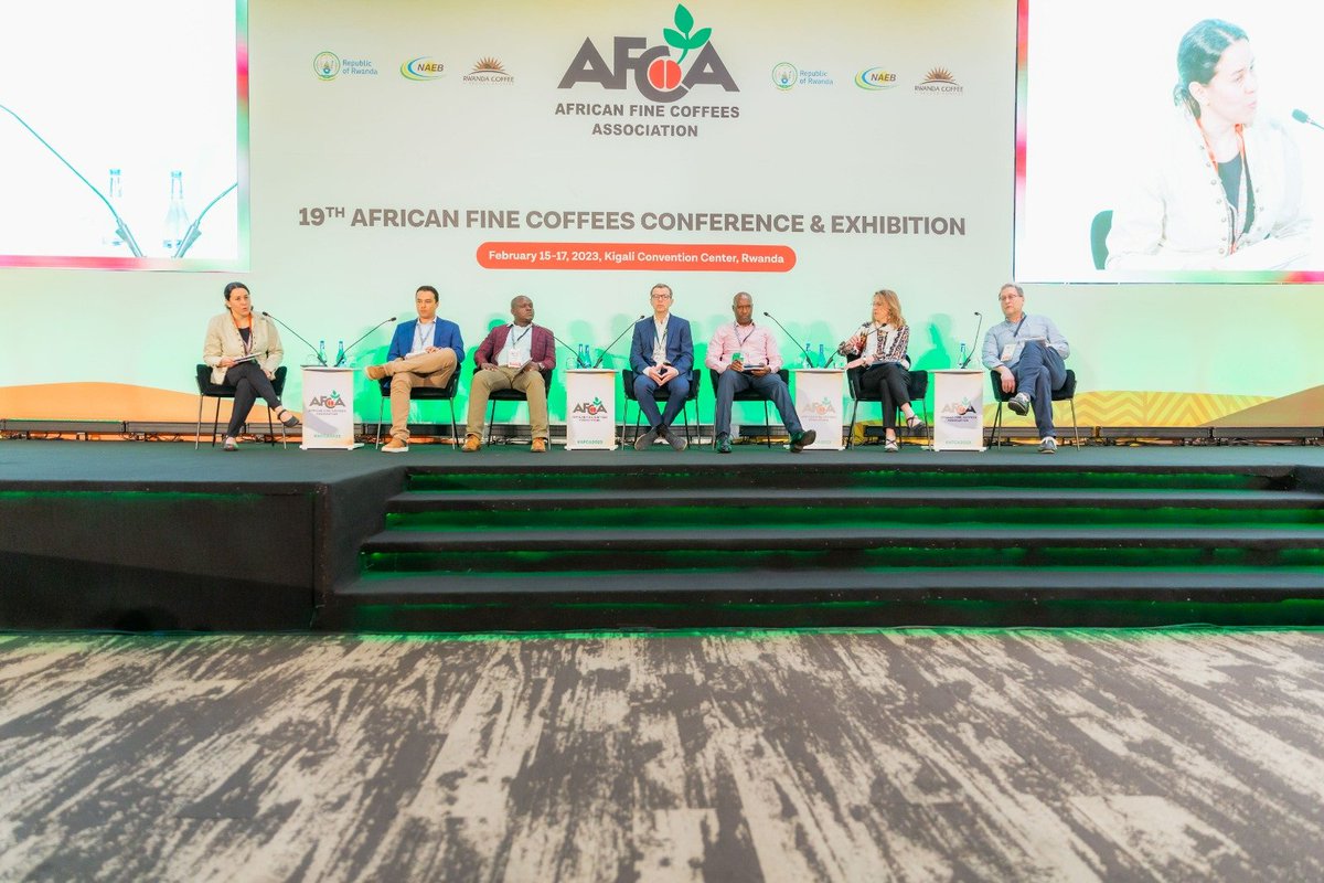 RwandAgriExport's tweet photo. How can we ensure the long-term sustainability of coffee regulations? How can we address challenges while also capitalizing on available opportunities to boost farmers' prosperity?

We are debating the aforementioned topics in MH1. Please, join us.

#AFCA2023 https://t.co/etxFTPUA4m