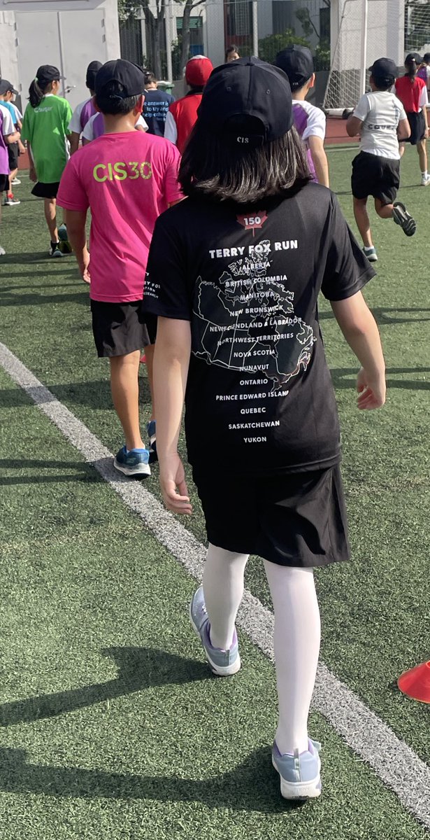 BevansJoel's tweet photo. What an awesome day! All of our community come together and take part in Terry Fox Run at the same time! That’s over 1700 students running and fundraising at #CISprimary , all for an inspiring story and cause.
#terryfox https://t.co/xkinVQWdLq