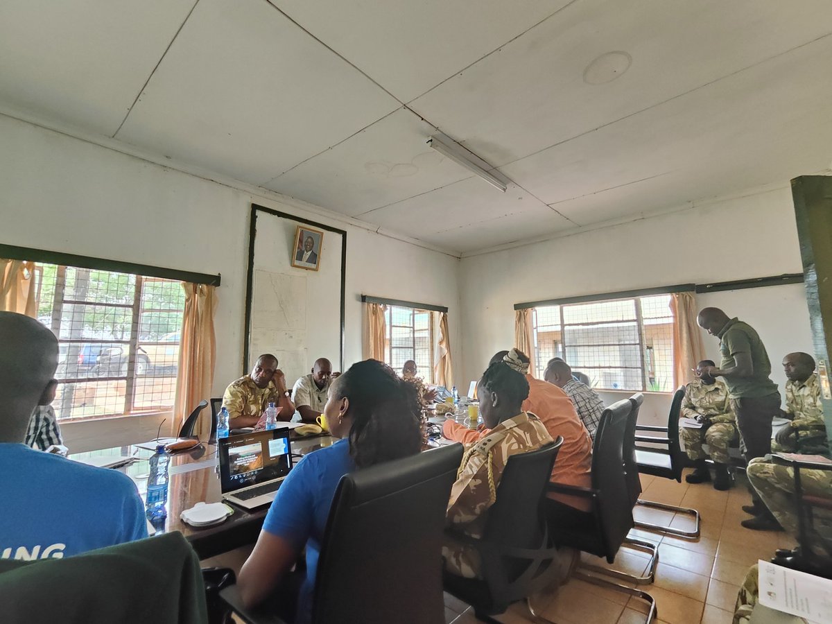 Today we are hosting a workshop together with <a href="/ZSLAfrica/">ZSL Africa</a> and @kwskenya officers in Tsavo. We are sharing results of the protected areas competency assessment designed to help stakeholders identify gaps with the aim of developing targeted trainings.