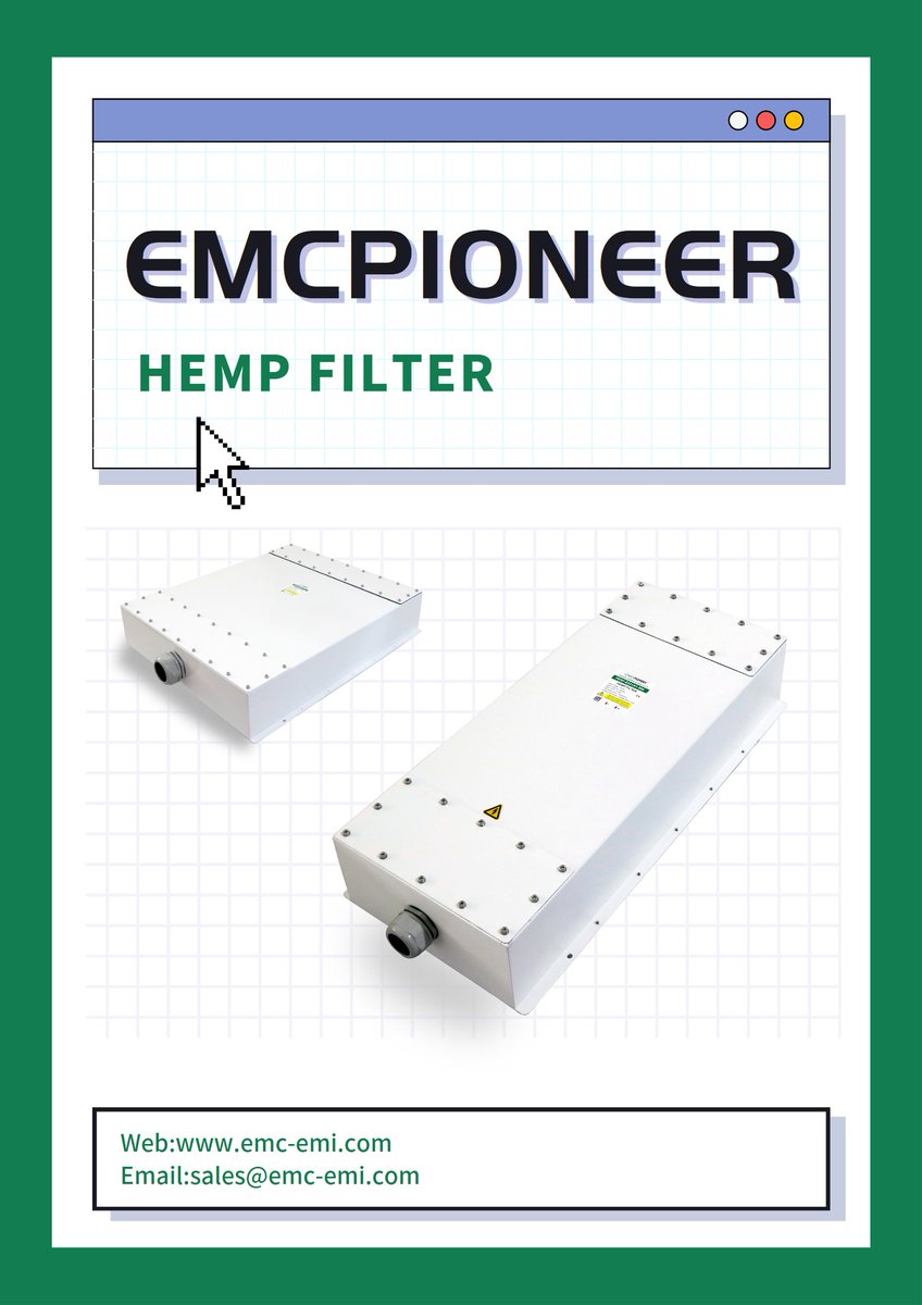 EMCPIONEER_EMC's tweet photo. HEMP filters can be customized.
https://t.co/GZUDuPV3pp sales@emc-emi.com
#RFshielded #emcchamber #filter #EMI https://t.co/hTTEc1oQHM