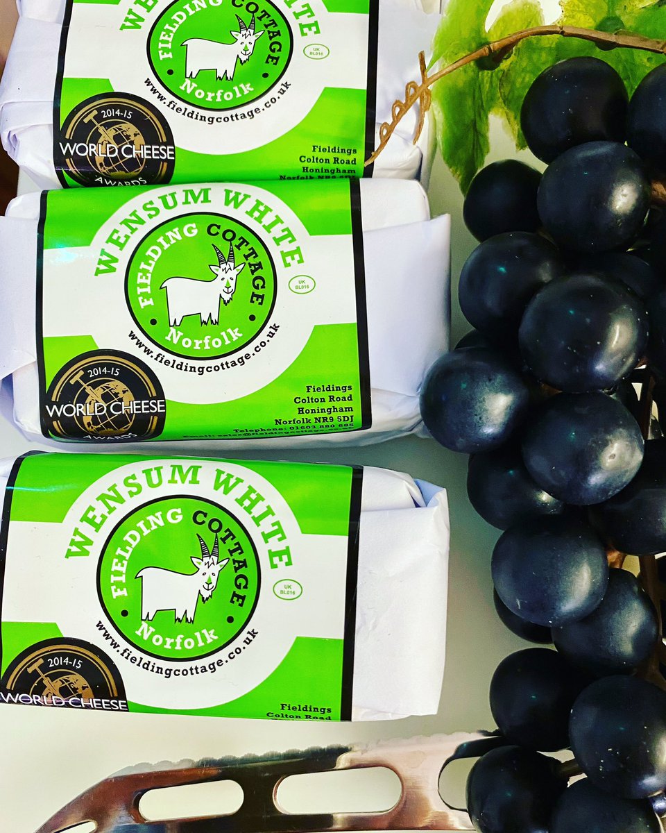 New to the cheese counter @bowersbutchers Wensum White a goats cheese and winner of a World cheese award. #betterwithbowers #fieldingcottage #norfolkcheeses #kingslynn