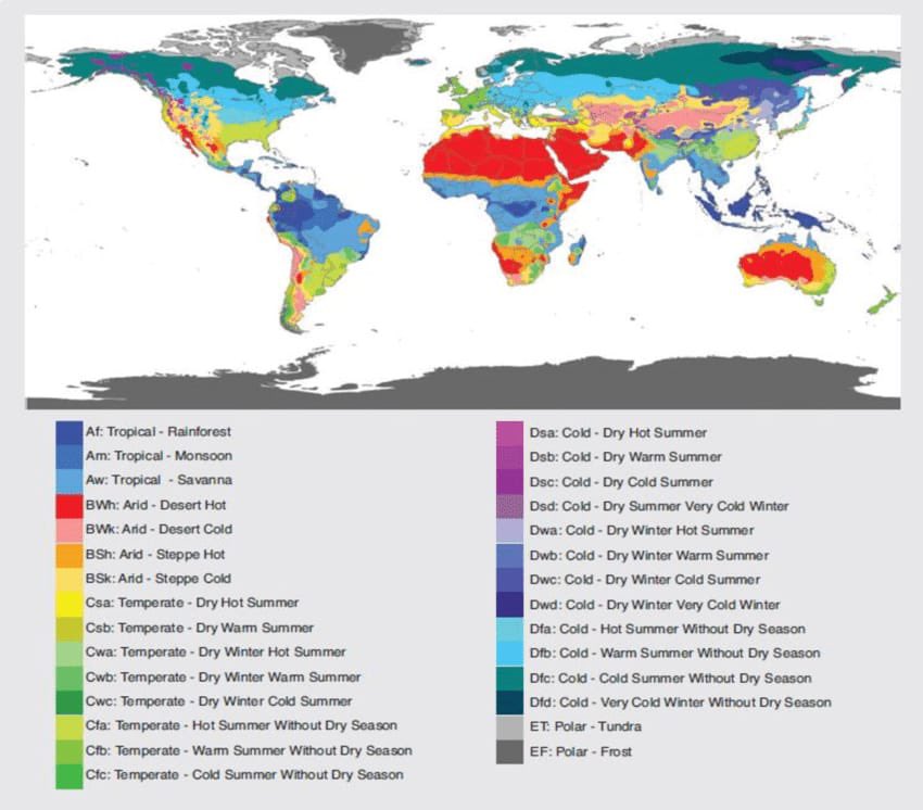 XimenaR1608's tweet image. Clasificación climática de köppen a nivel mundial y en México por parte de Enriqueta García. Debemos darle mucha importancia por que es el lugar en donde vivimos y otros seres vivos. se muestran los climas que tenemos en cada región. Cuidemos el medio ambiente 🌸 #jardineria115B