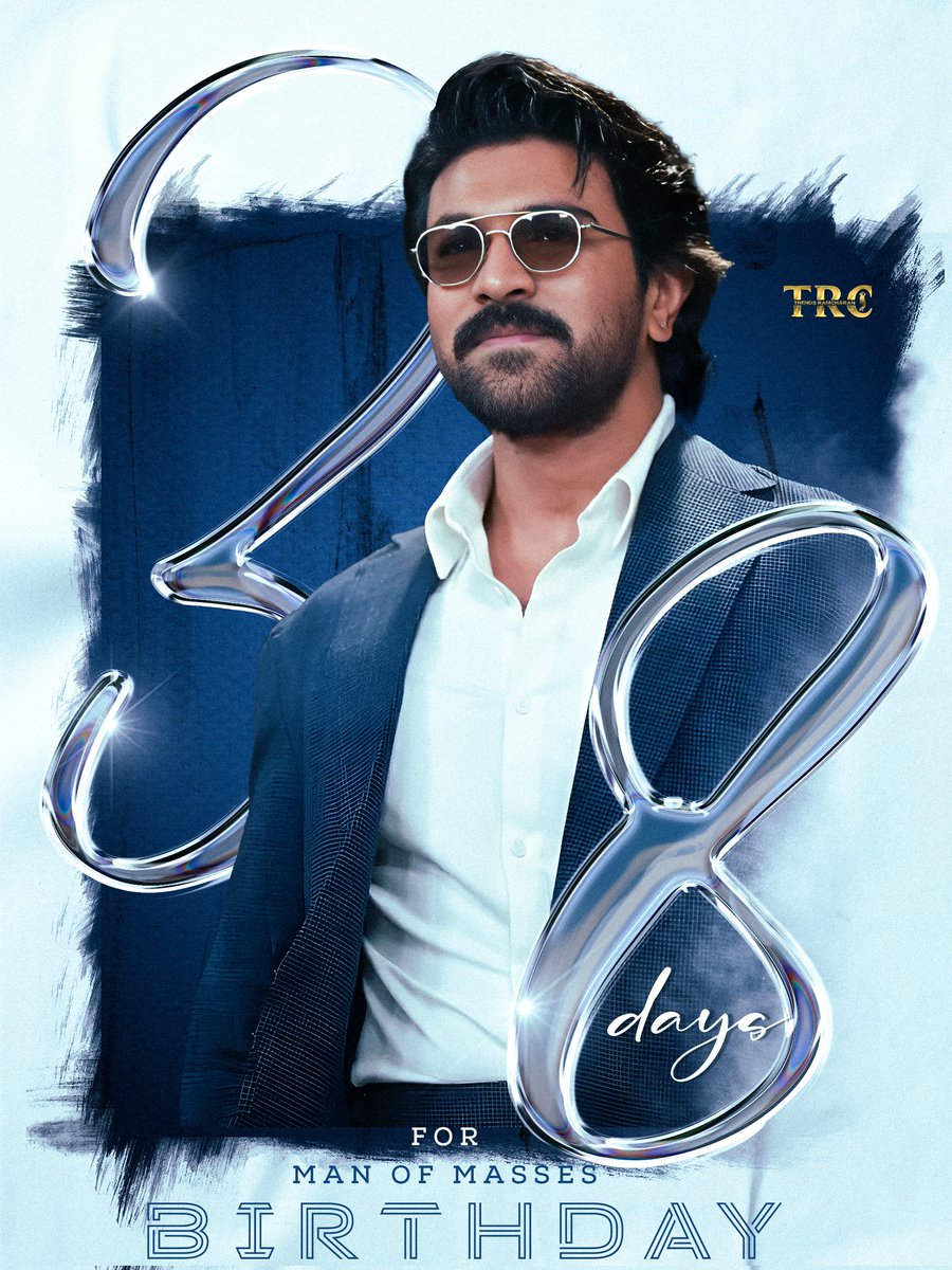 TweetRamCharan's tweet photo. 38th Birthday of Man Of Masses in 38 Days 🌟

Gear up for MASS maRCh !!
@AlwaysRamCharan 🦁 https://t.co/robwJxD9NB