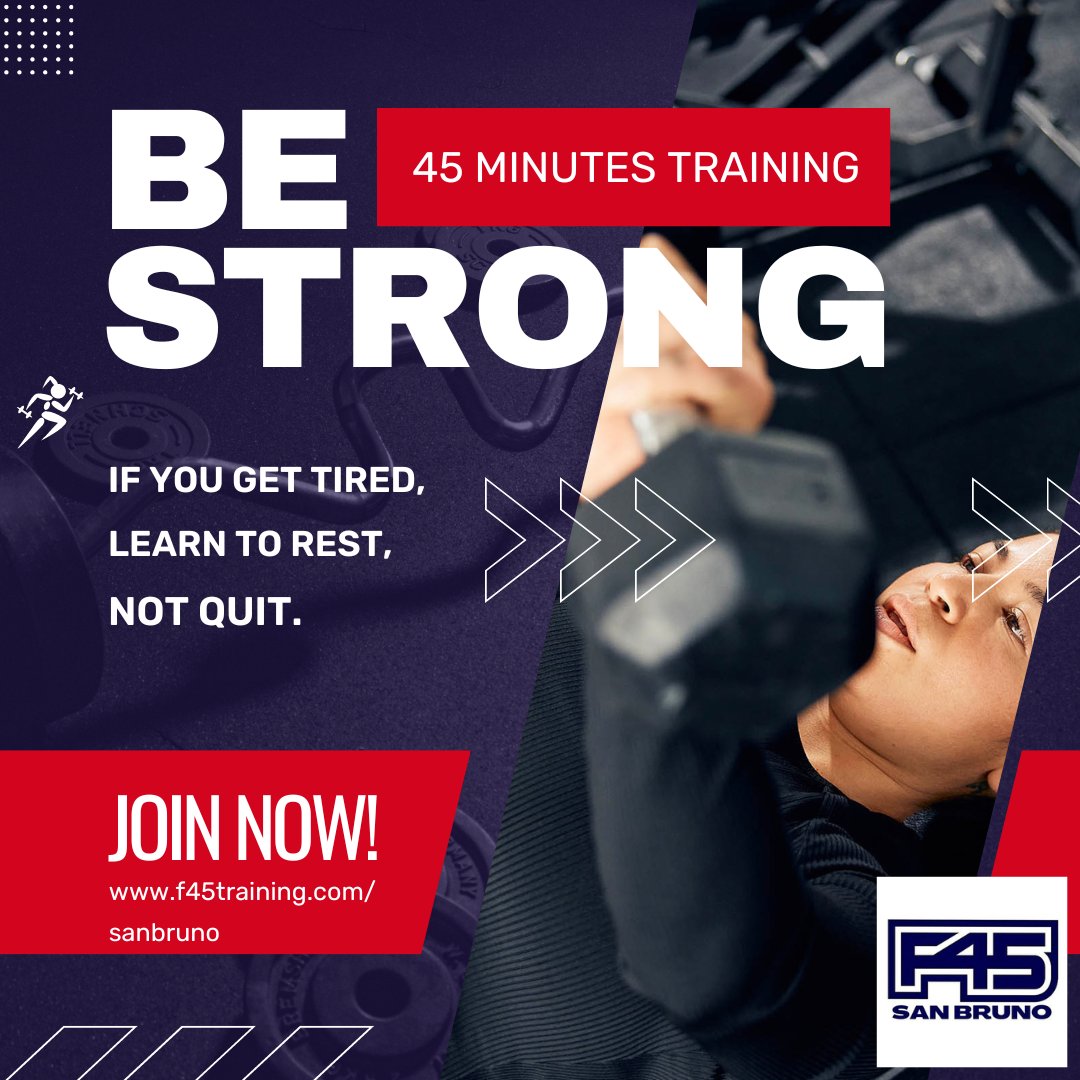 F45SanBruno's tweet photo. A DIFFERENT AND EFFICIENT WAY TO TRAIN! COME ACCOMPLISH ALL YOUR GOALS WITH US HERE AT F45 TRAINING SAN BRUNO ‼️‼️‼️

#f45 #f45training #hiit #hiitworkout #circuittraining #gymlife  #healthandfitness #healthandwellness #dalycity #sanbruno #karate #mmafighter #thaiboxing #football https://t.co/ngSgc1ecFD