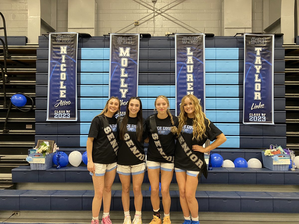 Knights fall short v Hersey tonight. Knights finish the season 23-10. Very proud to coach these 4 seniors. They will be missed. LGK!