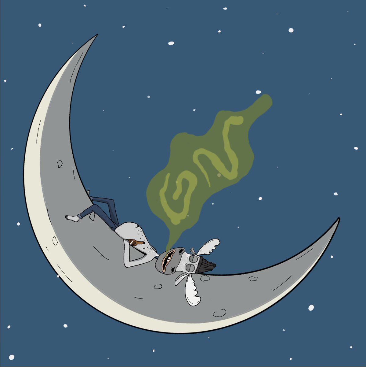 Sweet Dreams Moose 😴🦌… 
Tomorrow is going to be a GREAT day! 👀🦌🦌

#NFT #NFTCommmunity #GN