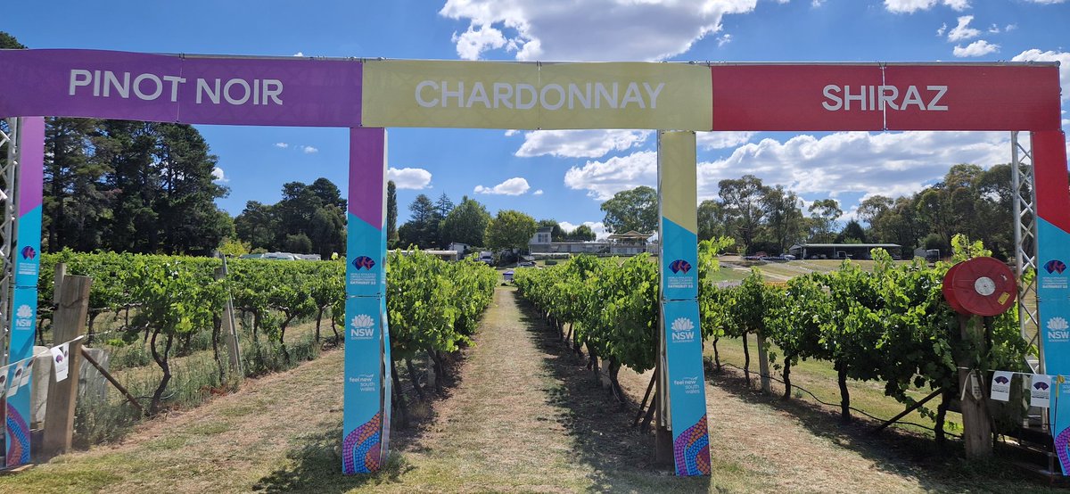 Refreshments station during #WorldXC Bathurst <a href="/WorldAthletics/">World Athletics</a>