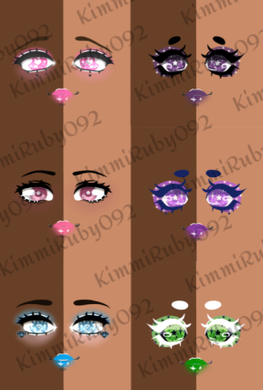 KimmiRubee's tweet photo. @AstroRenaissan I made these faces and barely submitted them, I hope these come into the game😟 https://t.co/tMsYO64UHP