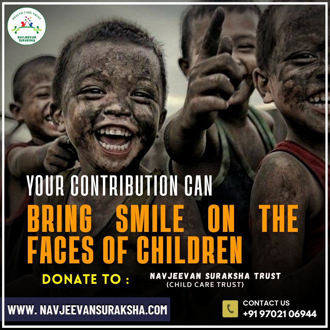 Smiley Faces 🙂
Help For Children's Future With @navjeevan_trust
Donate & Help -  navjeevansuraksha.com
9702106944
NGO & Health Care Trust 
#healthcaretrust #ngoindia #health #healthcare #navjeevansuraksha #donation #helpinghands #humanity #pooverty #futureofchildren #smile