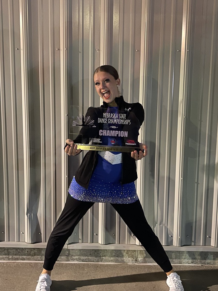 donwallingford's tweet photo. This girl is now a 3 time State Dance Champion-2nd year in a row in hip-hop!! Congrats to Maya Bell and the Bennington Dance team!!! @benningtondance #titletown #backtoback #proudpops https://t.co/8WXwWHMB9G