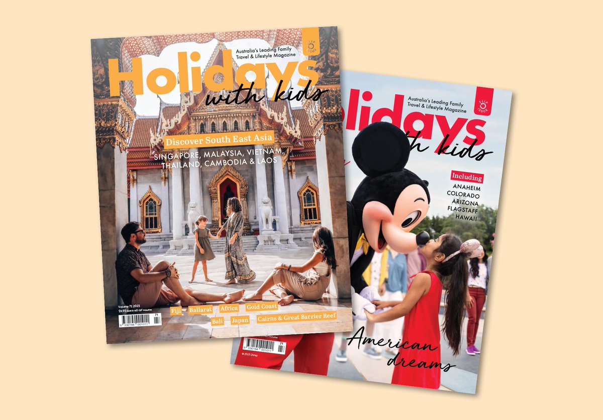 Subscribe now from just $19.90 for a year including FREE delivery ⁠anywhere in Australia. 📬subscribe.holidayswithkids.com.au
