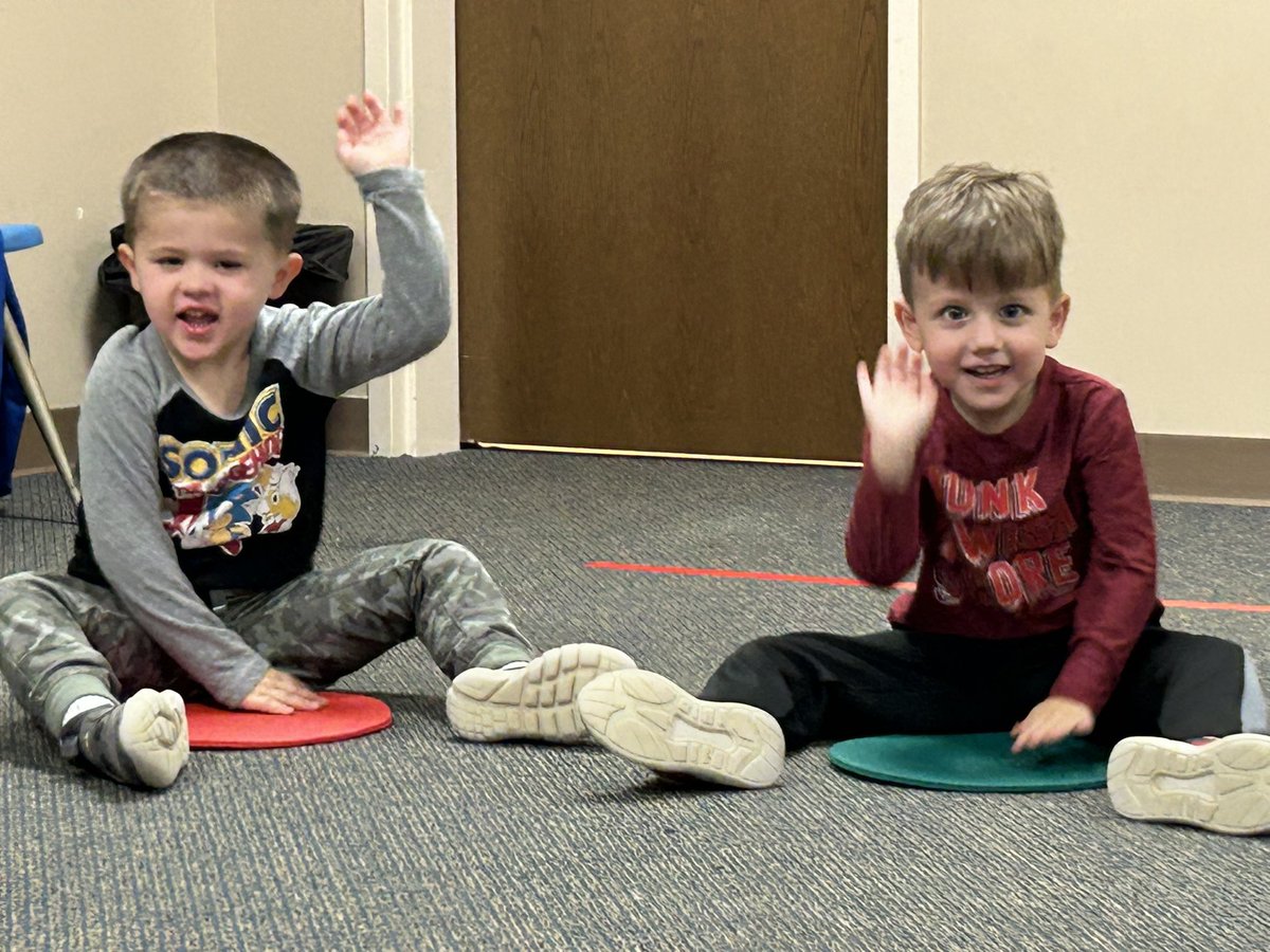 We made the sound of rain using our yoga dots. We started out gently and quietly as as it began to rain harder, we would beat on the yoga dots really really fast!!!! #rainyday #yogaforkids #kidsyoga #preschool #preschoolyoga #movemorelearnmore #yogalore