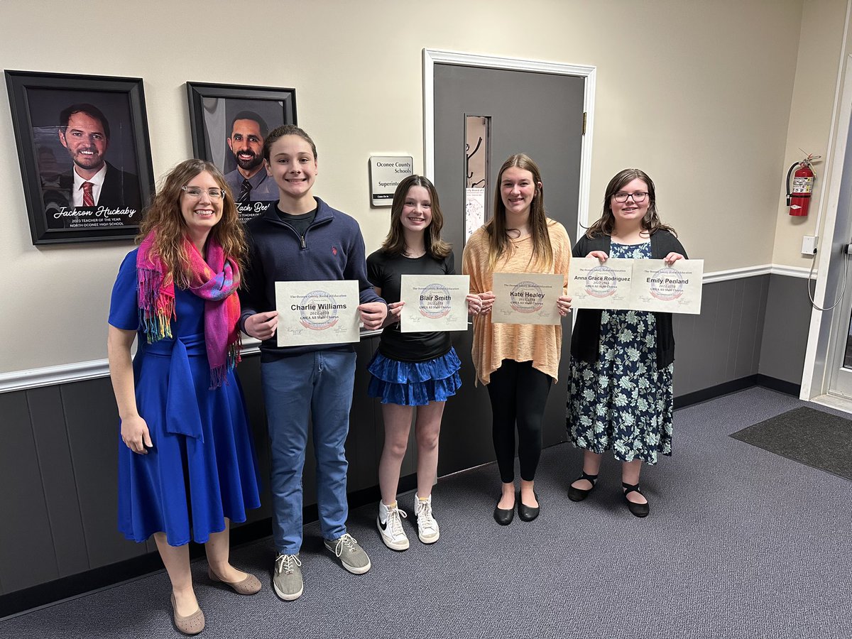 So proud of these talented singers for making All State Chorus this weekend!! Come hear their performance on Saturday at 3:00 and 3:45 at the Athens Classic Center. Free Admission! 🎶 #gmea #allstatechorus #ocmschorus #ConnectServeImpact