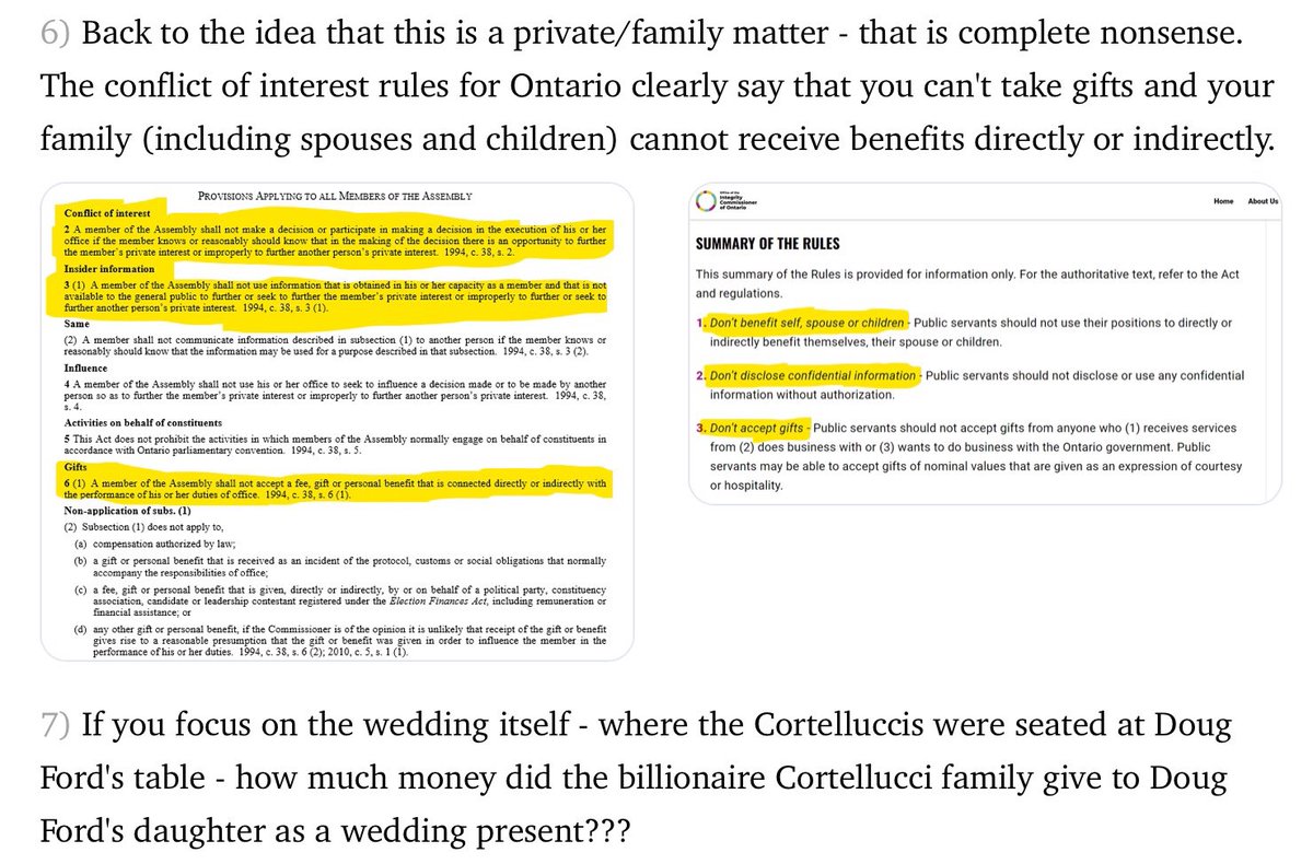 DFisman's tweet image. Here are the tweets on Ford’s self dealing and over-the-top conflict of interest that got @TO_Resident suspended from twitter.  Grabs are from an unrolled thread that disappeared 

Please r/t!  H/t @eyeonthefly @cancelproof
