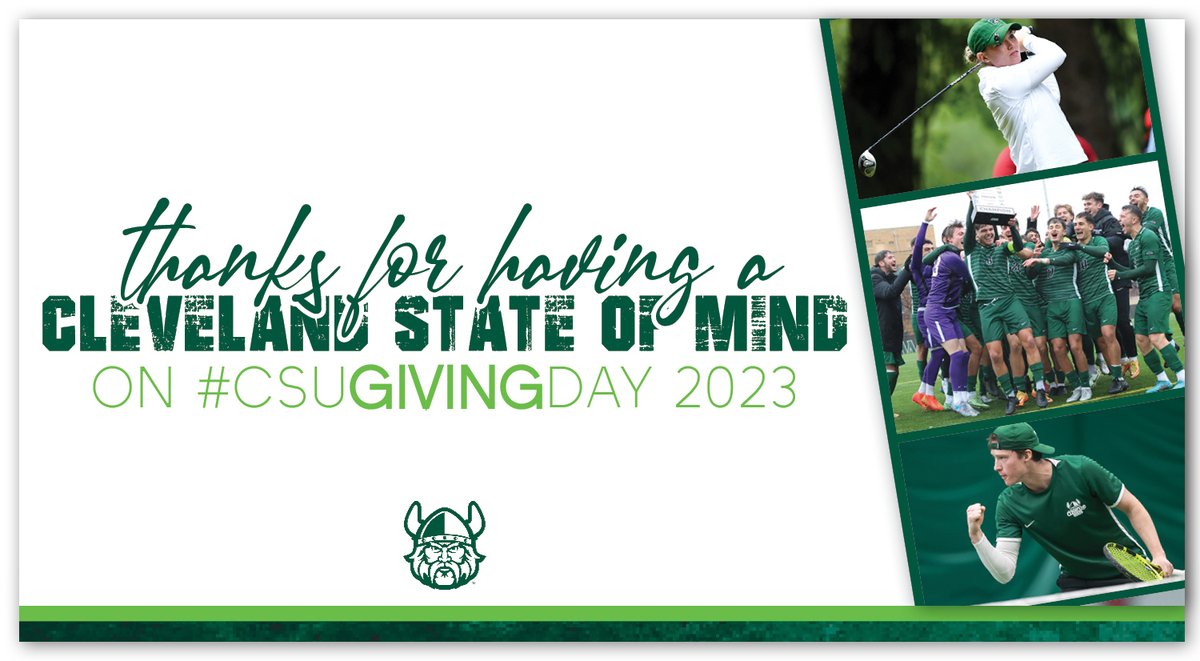 CSU_Athletics's tweet photo. Our 365+ @CLE_State student-athletes are able to become Champions in the Classroom, in the Community and through Competition because you had a...
...๐๐ฅ๐๐ฏ๐๐ฅ๐๐ง๐ ๐๐ญ๐๐ญ๐ ๐๐ ๐๐ข๐ง๐
For a successful 2023 #CSUGivingDay, we say ๐๐๐๐๐ ๐๐๐๐ https://t.co/gCYqtJz9Us