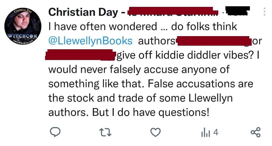 AmorellaMoon's tweet photo. @Christian_Day Oh, so you didn't paint a target on this persons back with this comment? This. Is. TRANSPHOBIC. Glaringly so. This is dangerous, and you don't care... hence why I decided to make my Twitter debut -_- https://t.co/89vCrtcxJ0