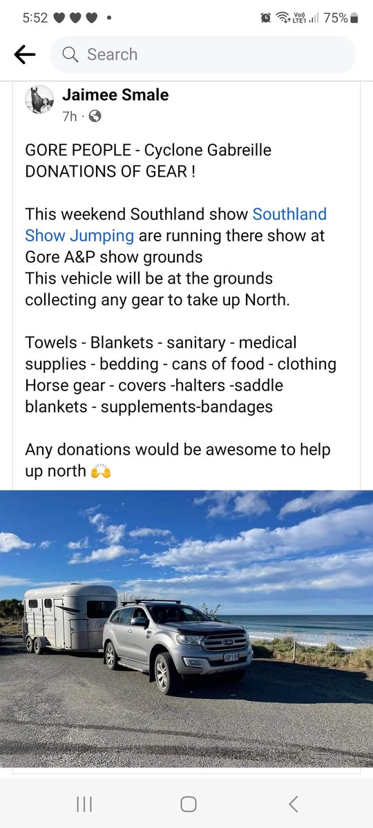 If anyone is wanting to help in some way, over the weekend at gore a&amp;p please share/ if you know of anyone else doing a trip up north thats taking a truck load of stuff share away ❤️...... <a href="/BenDooley8/">Ben Dooley 🧢</a> <a href="/AndyMuir22/">Farmboyraver</a> <a href="/Dayzie72/">Just a gardener/sheep farmer</a> <a href="/rachkelly7/">RachieRoo</a> <a href="/AniekaNick/">Anieka Templer</a> <a href="/katrinathomas67/">Katrina Thomas</a> <a href="/kaz/">Adam Kazwell</a>