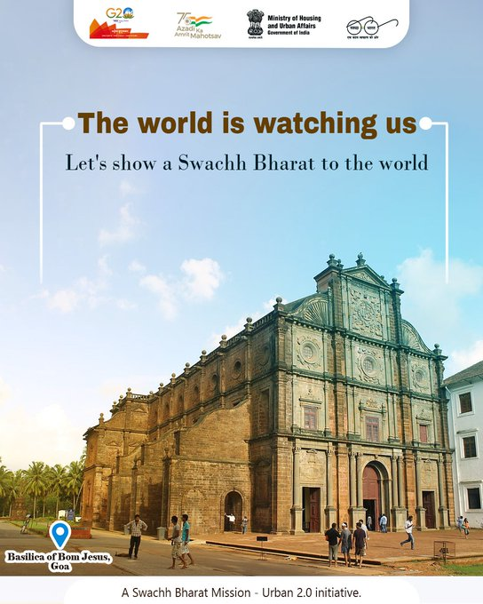 swachhsurat's tweet photo. The World is watching us. It is our utmost responsibility to show them a #SwachhBharat. Let's not litter our waste and dump it into the dustbins by #SegregatingWet and #DryWaste.
Our country is our pride.
Let's together make a #GarbageFree India. #swachhsurvekshan2023 https://t.co/qITX4wuUbx