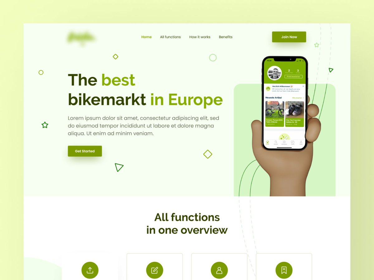 UI_UXTanim's tweet image. Hello,
My Latest work of a Bike Selling App Landing Page for a German Client. This company sells bikes all over Europe.
For a better view: lnkd.in/gQ7yFhjZ
#ecommerce_website #ecommerce_web_design #Bike_selling #Bike_selling_app #web_page #web_page_design #website_design